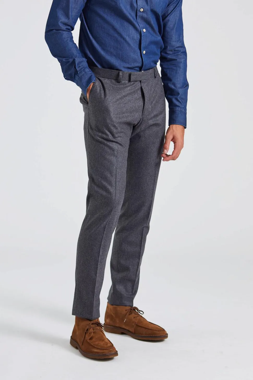 Palermo Flanell Pant Grey