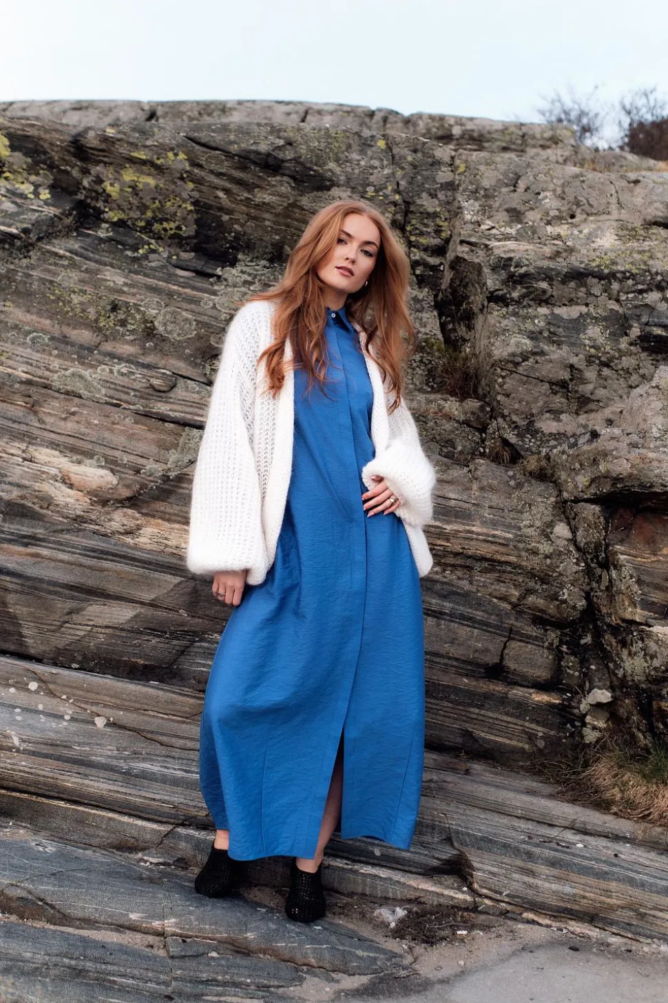 Parachute Shirtdress Cobalt