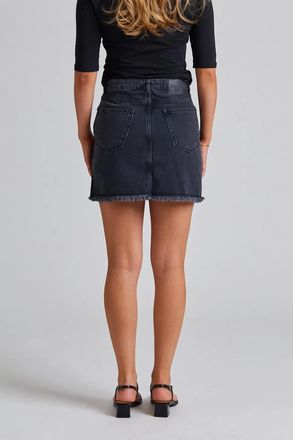 Parton Skirt Washed Black