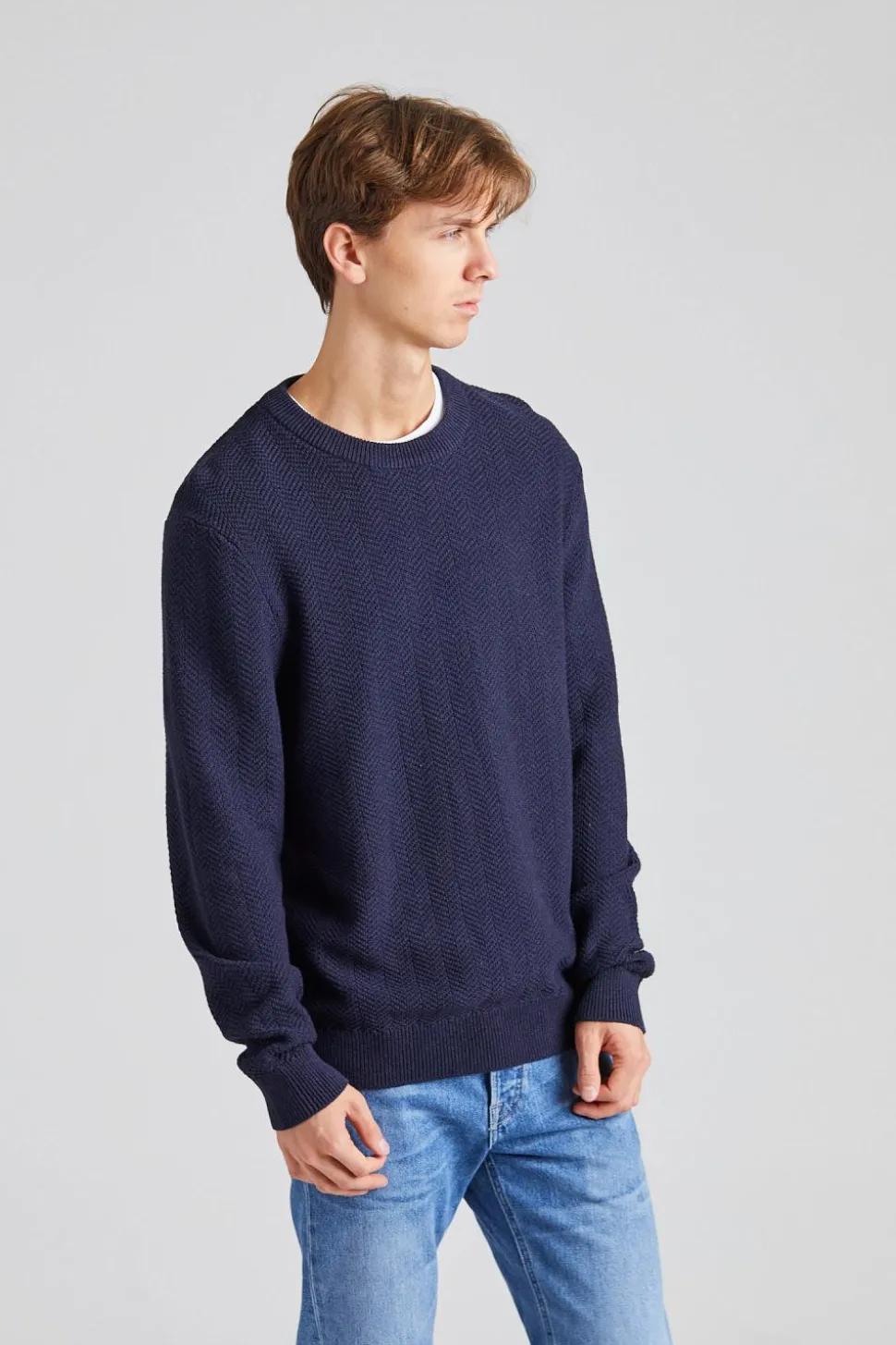Pete Crew Navy Melange