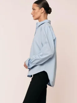 Peyton Shirt Chambray Blue