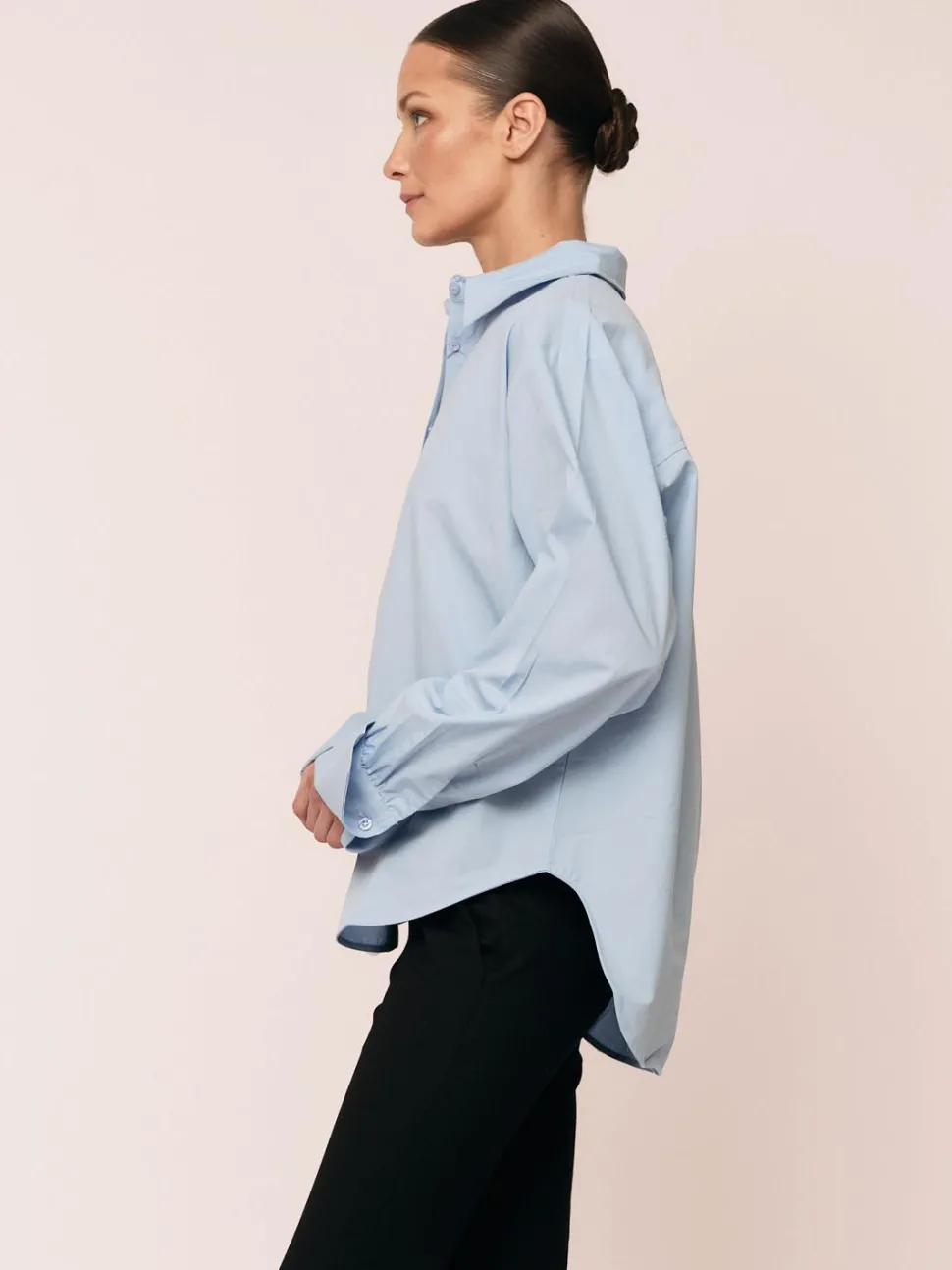 Peyton Shirt Chambray Blue