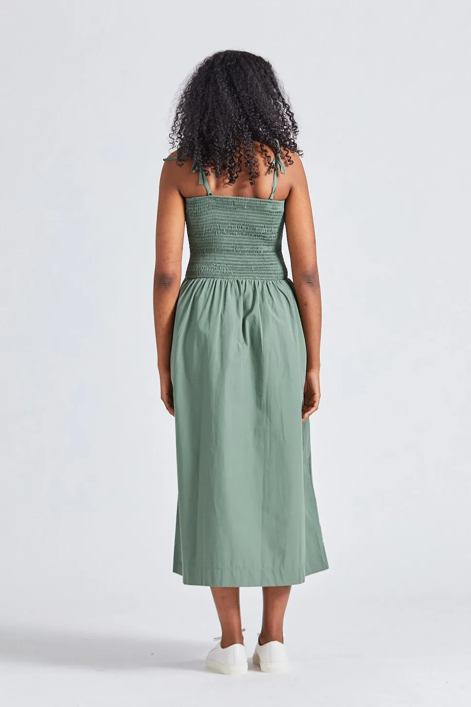 Peyton Smock Dress Sea Spray
