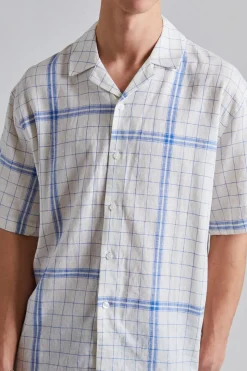Pier Check Shirt Blue Mix