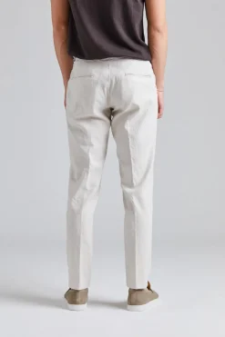 Pisa Pant Creme Cotton/Linnen