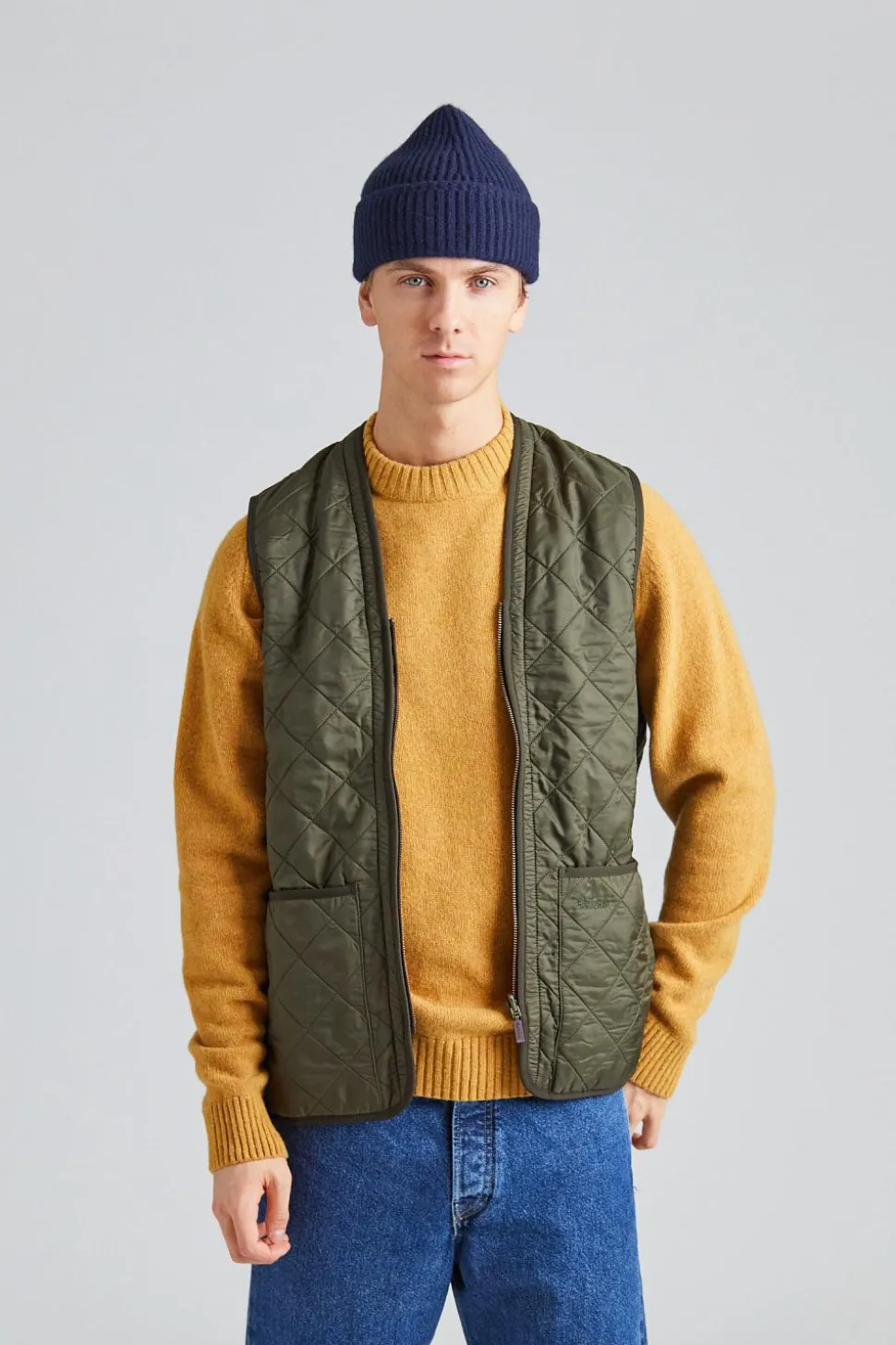 Polarquilt Waistcoat/Zip-In Liner Olive