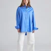 Poplin Workwear Shirt Cornflower Blue