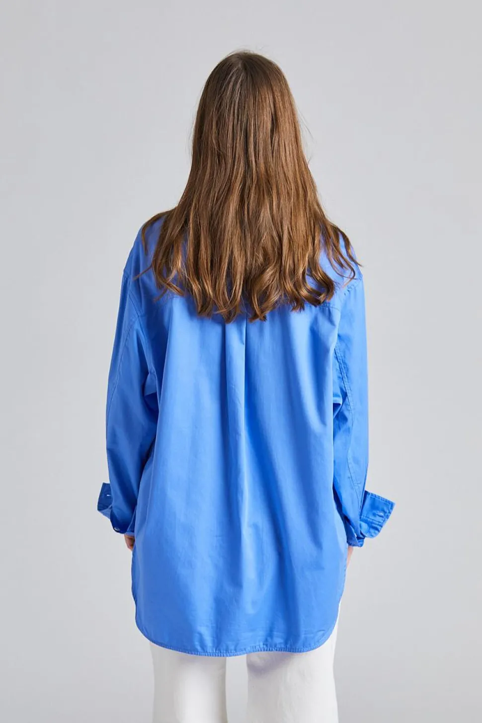 Poplin Workwear Shirt Cornflower Blue