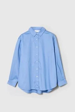 Poplin Workwear Shirt Cornflower Blue
