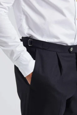 Prato Flanell Pant Black