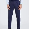 Prato Navy Pinstripe
