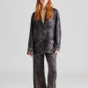 Printed Trousers FN-WN-TROU001289 Black/Beige
