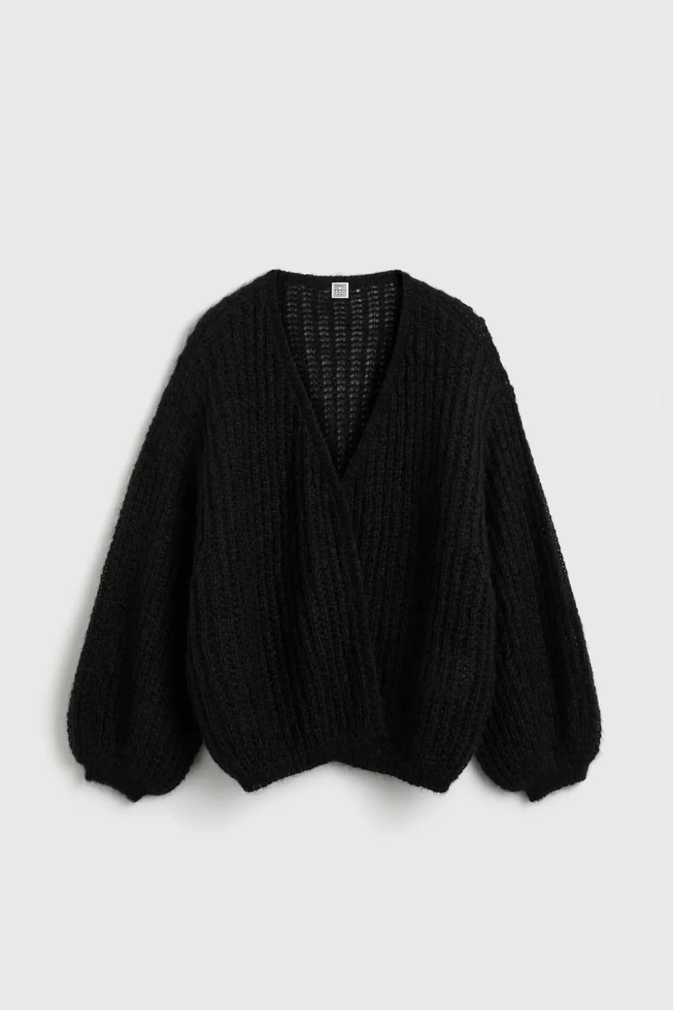 Puffed Cardigan Black