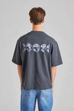 Ranger Cracked Logo Tee Grey