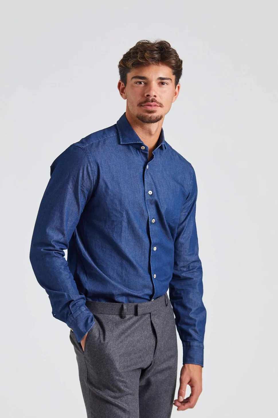 Regular Slim Dark Blue Denim