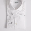Regular Slim White Twill