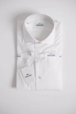 Regular Slim White Twill