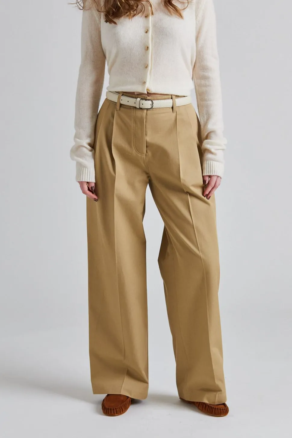 Relaxed Chino Trousers Desert