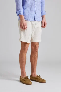 Robert Soft Lyocell Shorts Off White