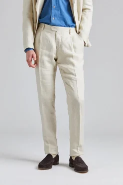 Roma Soho Linen Suit Beige