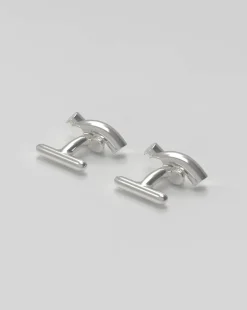 Rose Cufflinks Silver