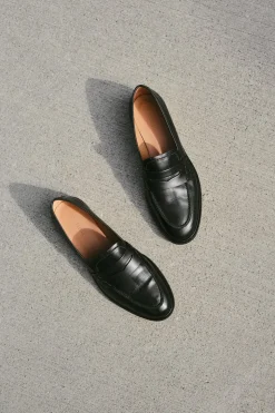 Sara Leather Black