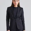 Sasha Cool Wool Blazer Black