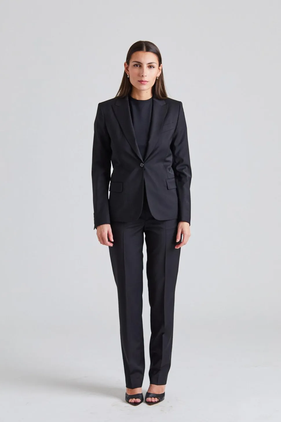 Sasha Cool Wool Blazer Black