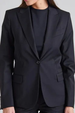 Sasha Cool Wool Blazer Black