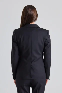 Sasha Cool Wool Blazer Black