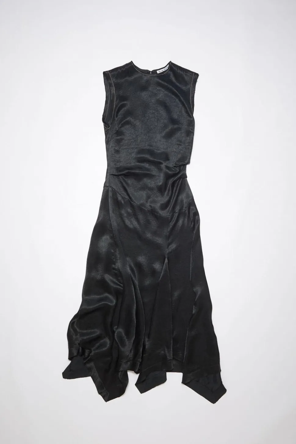 Satin Dress Black FN-WN-DRESS000867
