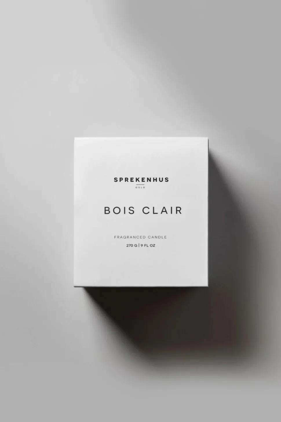 Scented Candle 270g - Bois Clair