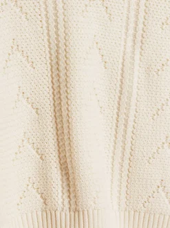 Serena Knit Sweater White