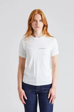Shrunken Logo Tee White