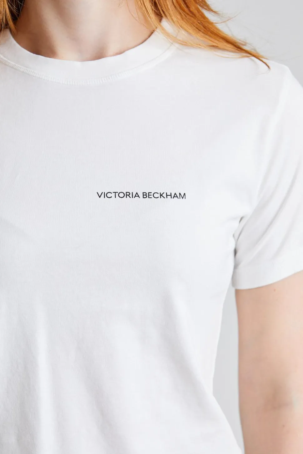 Shrunken Logo Tee White