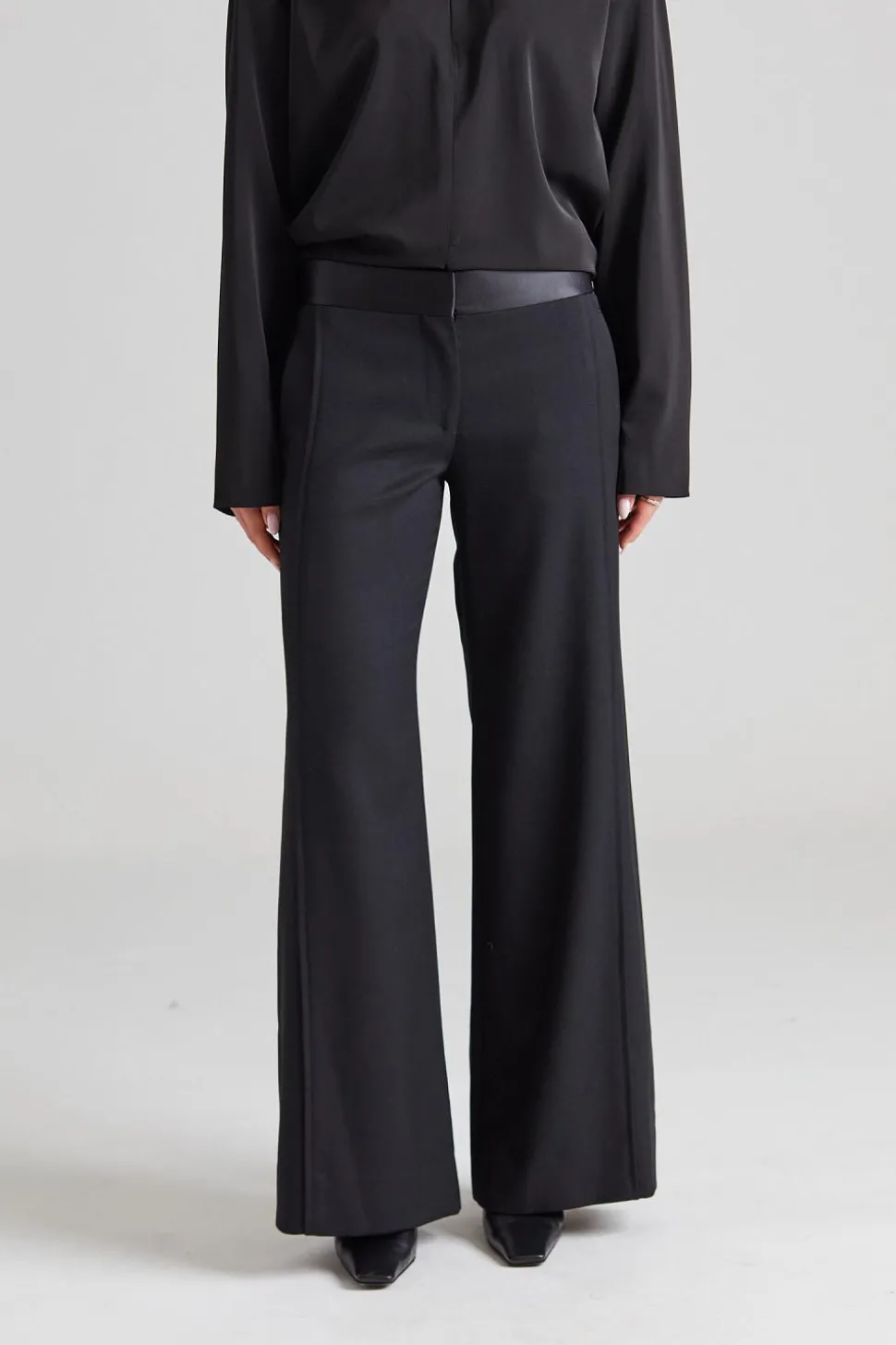 Side Panel Trouser Black