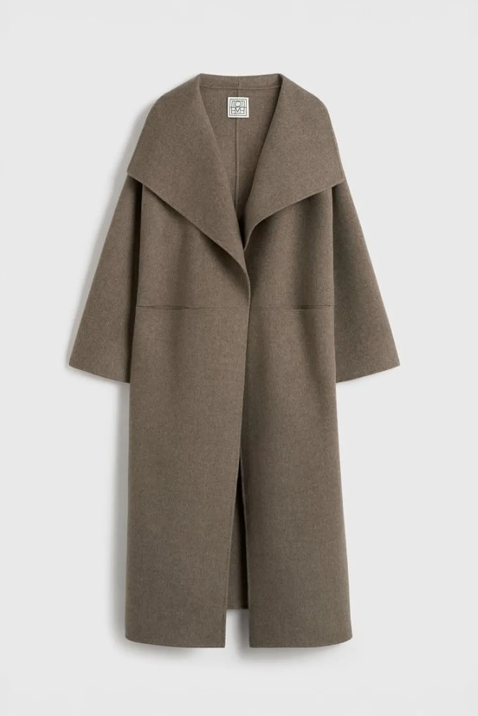 Signature Wool Cashmere Coat Oak Melange