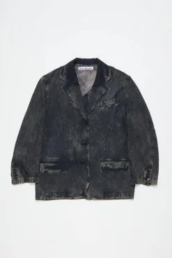 Single Breasted Jacket FN-WN-SUIT000583 Black/Beige