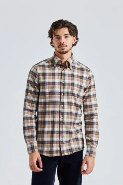 Skjorte Slim Brun