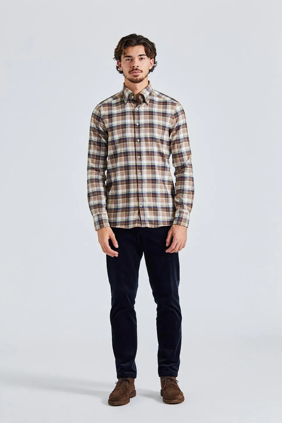 Skjorte Slim Brun