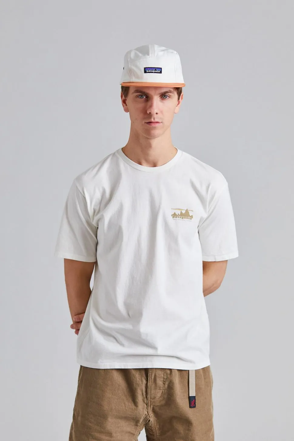 73 Skyline Organic T-Shirt Birch White