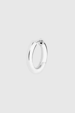 Slate 10 Huggie Silver HP