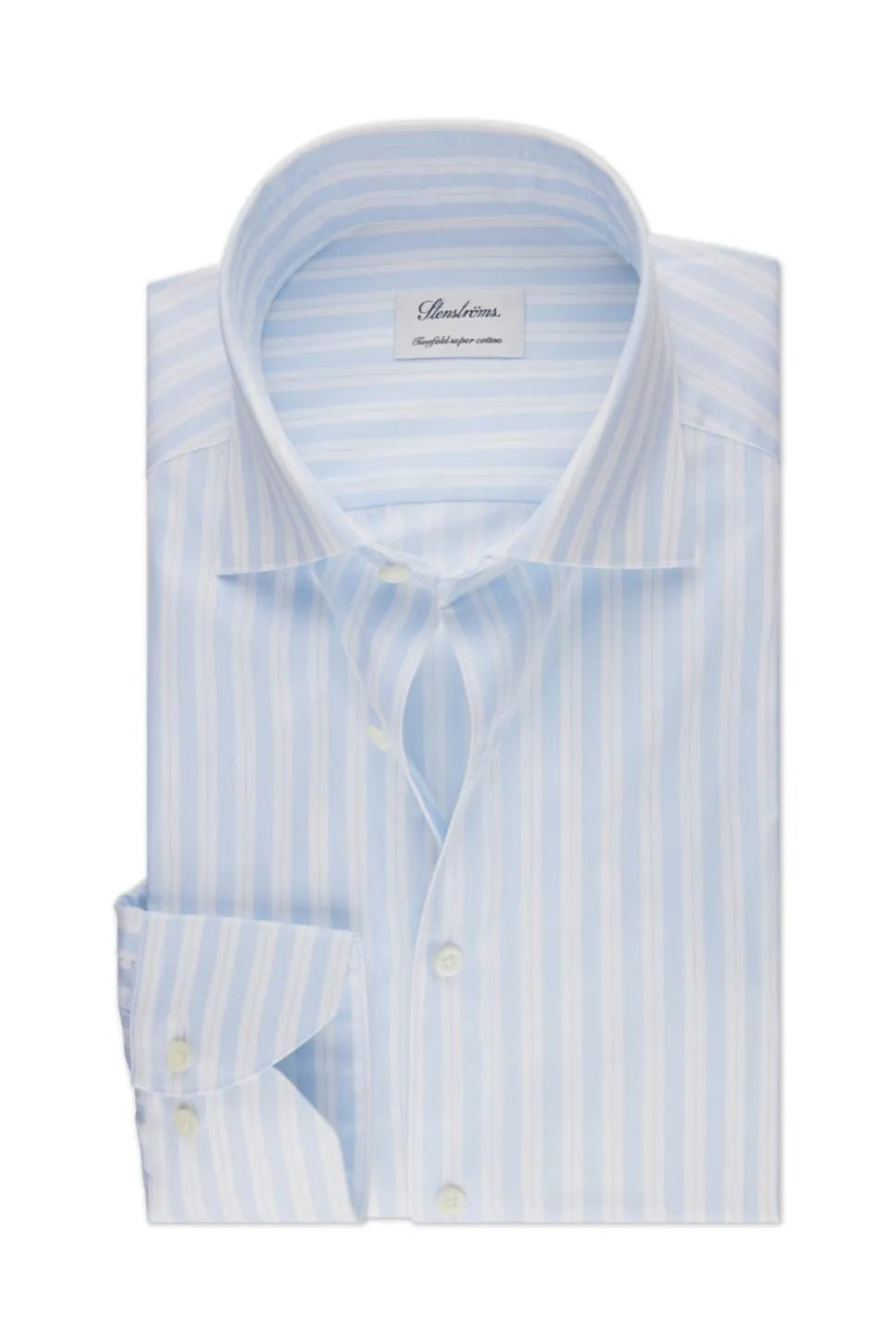 Slimline Blue Striped Twill