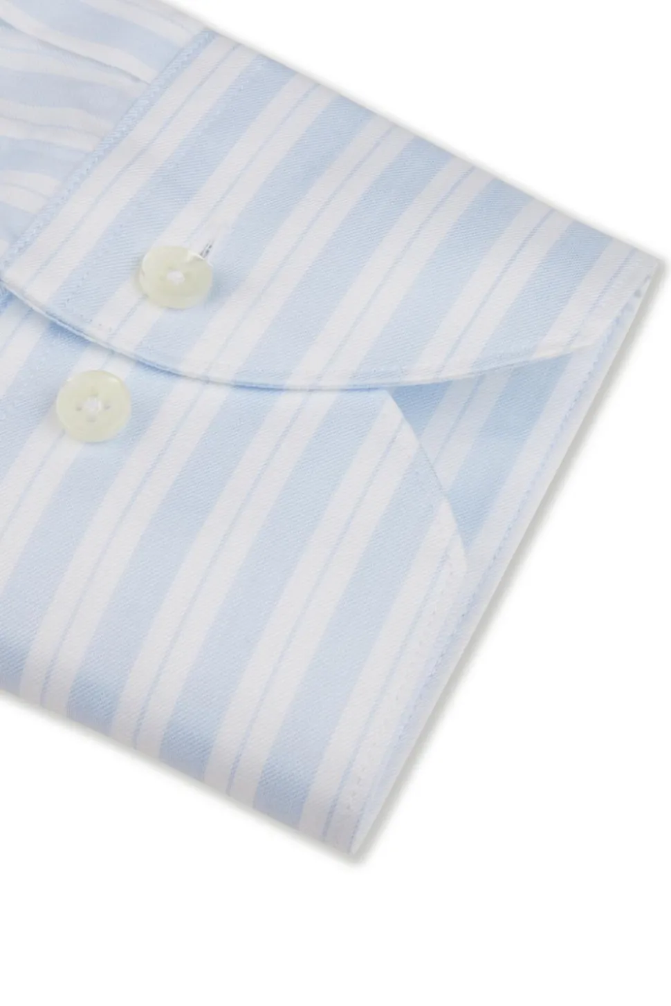 Slimline Blue Striped Twill