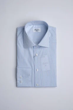 Slimline Bold Blue Stripe
