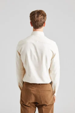 Slimline Flannel Offwhite