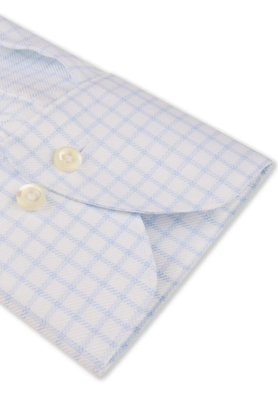 Slimline Light Blue Check