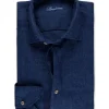 Slimline Linen Dark Blue