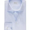 Slimline White/Blue Stripe