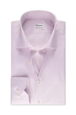 Slimline White/Pink Stripe